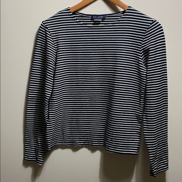 Tops - Black & White Striped Tee